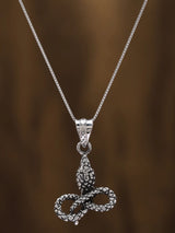 Cobra Figurine Sterling Silver Pendant