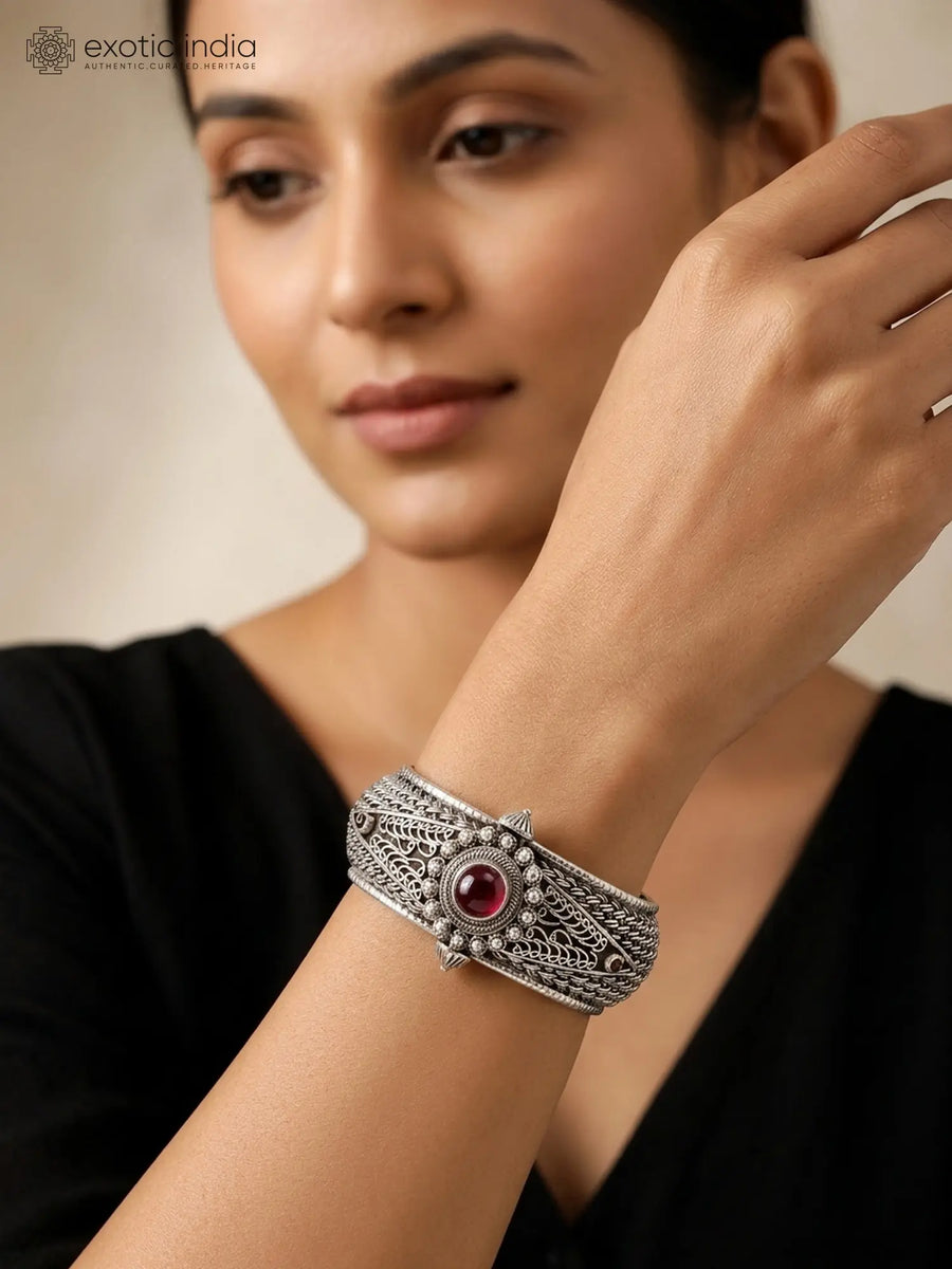 Screw Openable Sterling Silver Kada Bangles