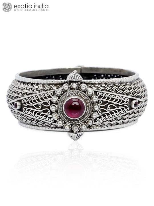 Screw Openable Sterling Silver Kada Bangles
