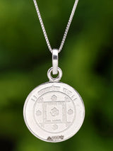 Shri Kamdev and Aakarshan Yantra 999 Silver Pendant