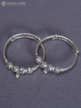 Engraved Pure Silver Bala Necklace from Nepal