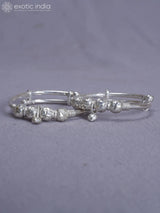 Engraved Pure Silver Bala Necklace from Nepal
