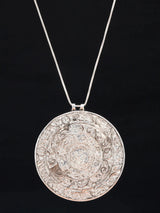 Shrinathji Hand-Painted Sterling Silver Pendant