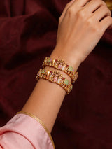 Ram Darbar Temple Motif Brass Screw Bangles