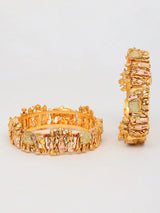 Ram Darbar Temple Motif Brass Screw Bangles