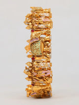 Ram Darbar Temple Motif Brass Screw Bangles