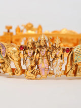 Ram Darbar Temple Motif Brass Screw Bangles