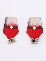 Sambalpuri Fabric and MDF Necklace Set with Earrings
