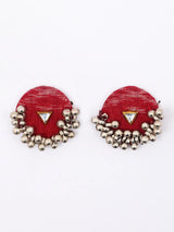Sambalpuri Fabric and MDF Choker and Earrings Set