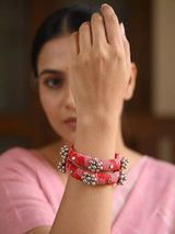 Handwoven Sambalpuri Fabric Ghungroo Pair of Bangles