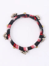 Sambalpuri Fabric and Ghungroo Pair of Bangles