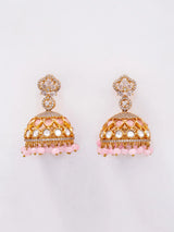 Kundan Radha Krishna Multi Strand Long Necklace Set with Earrings
