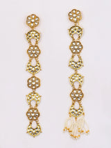 Kundan Studded Beaded Brass Hair Braid Choti Set of 2