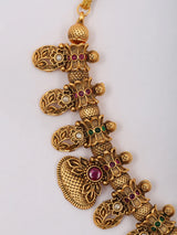 Rajwadi Brass Necklace and Earrings Set