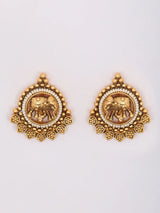 Rajwadi Brass Necklace and Earrings Set