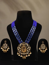 Panchmukhi Lakshmi Temple Necklace and Earrings Set