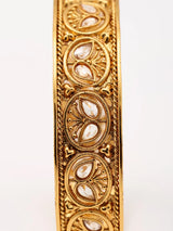 Stone Studded Openable Copper Bangles