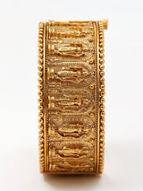 Lord Rama Motif Copper Pair of Bangles