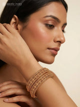 Handcrafted Copper Openable Pair of Bangles