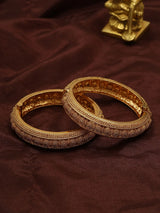 Handcrafted Copper Openable Pair of Bangles