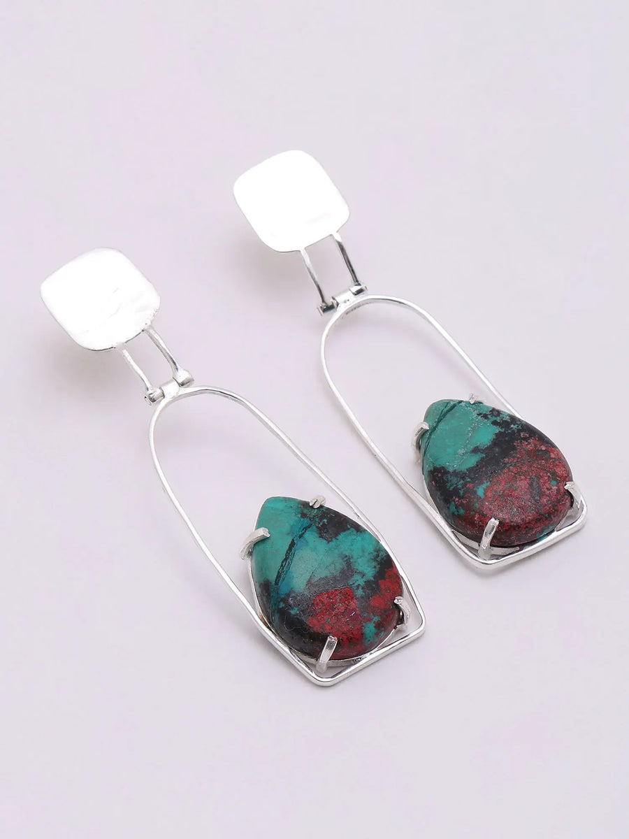 Sonora Sunrise Gemstone Sterling Silver Dangle Earrings