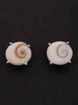 Shiva Eye Gemstone Sterling Silver Stud Earrings