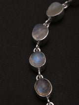 Rainbow Moonstone Sterling Silver Bracelet