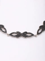 Black Spinel Sterling Silver Bracelet