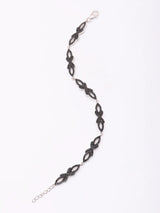 Black Spinel Sterling Silver Bracelet