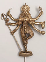 Goddess Kali Brass Lapel Pin Brooch