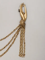 Vitarka Mudra Buddha Brass Brooch