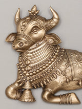Nandi Maharaj Motif Brass Brooch