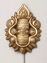 Shiva Linga Brass Lapel Pin