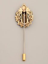 Shiva Linga Brass Lapel Pin