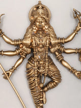 Standing Goddess Kali Brass Brooch