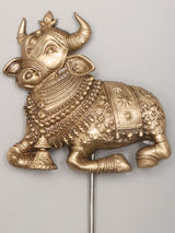 Nandi Maharaj Brass Lapel Pin