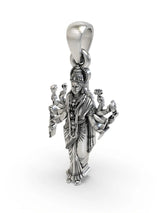 Mata Sadhi Divine Mother Durga Sterling Silver Pendant