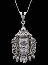 Mahakal Sterling Silver Pendant with Oxidised Finish