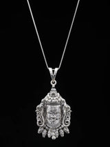 Mahakal Sterling Silver Pendant with Oxidised Finish