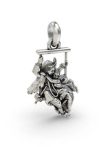 Radha Krishna on a Swing Sterling Silver Pendant