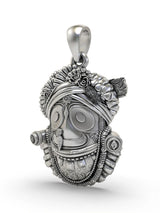 Jagannath Ji Sterling Silver Nose Pin
