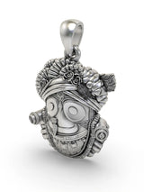Jagannath Ji Sterling Silver Nose Pin