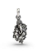 Vintage Lord Ganesha Sterling Silver Pendant