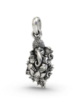 Vintage Lord Ganesha Sterling Silver Pendant
