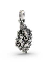 Vintage Lord Ganesha Sterling Silver Pendant