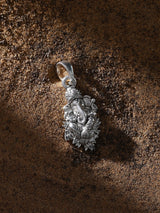 Vintage Lord Ganesha Sterling Silver Pendant