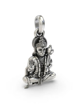 Lord Hanuman Sterling Silver Pendant with Polish Finish