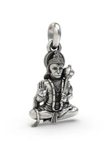 Lord Hanuman Sterling Silver Pendant with Polish Finish