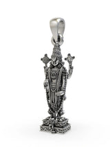 Lord Venkateswara Sterling Silver Devotional Pendant