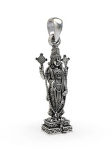 Lord Venkateswara Sterling Silver Devotional Pendant